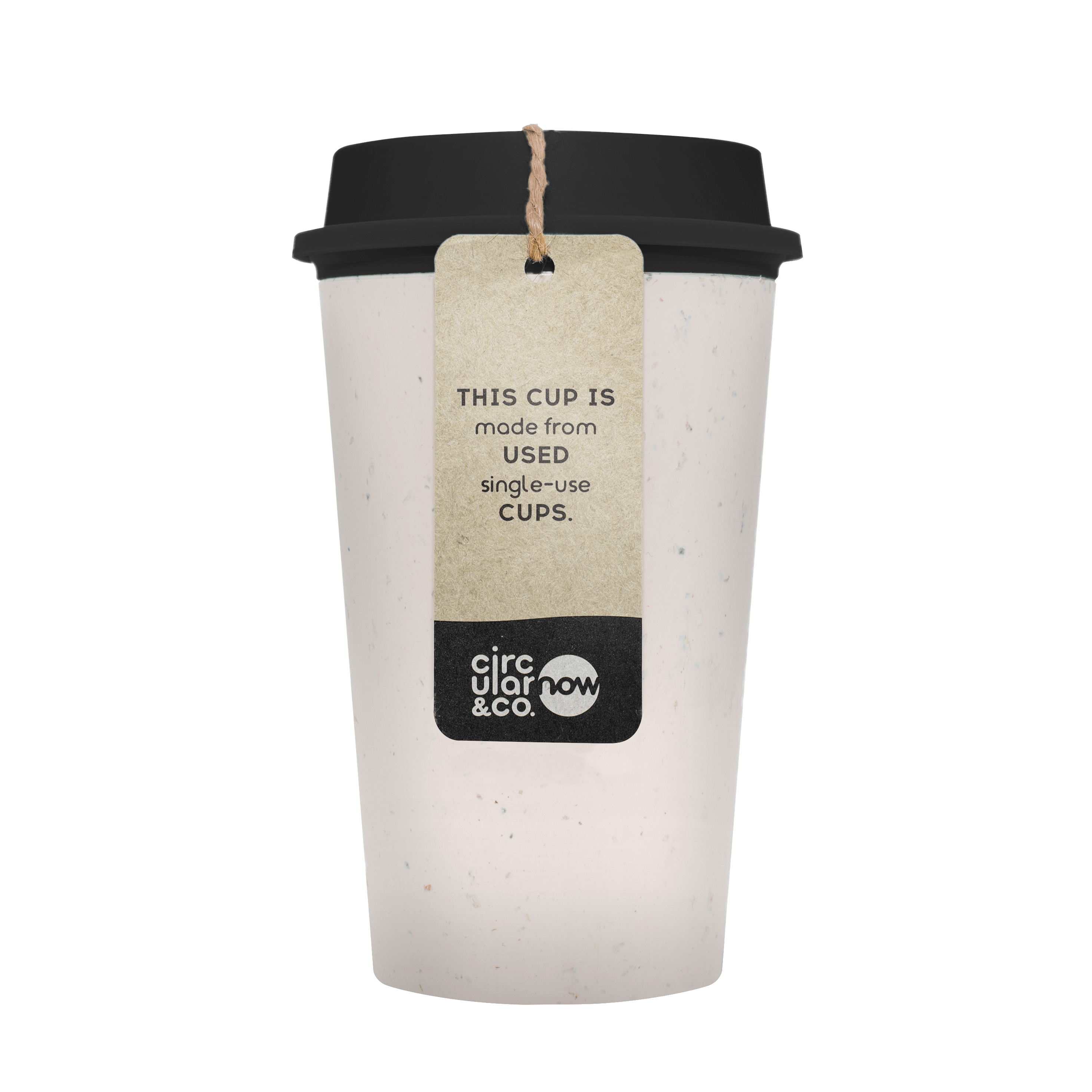 12oz NOW Cup Cosmic Black Travel Mug