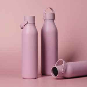 Circular&Co Reusable Stainless Steel Water Bottle Group Shot Dusk Pink