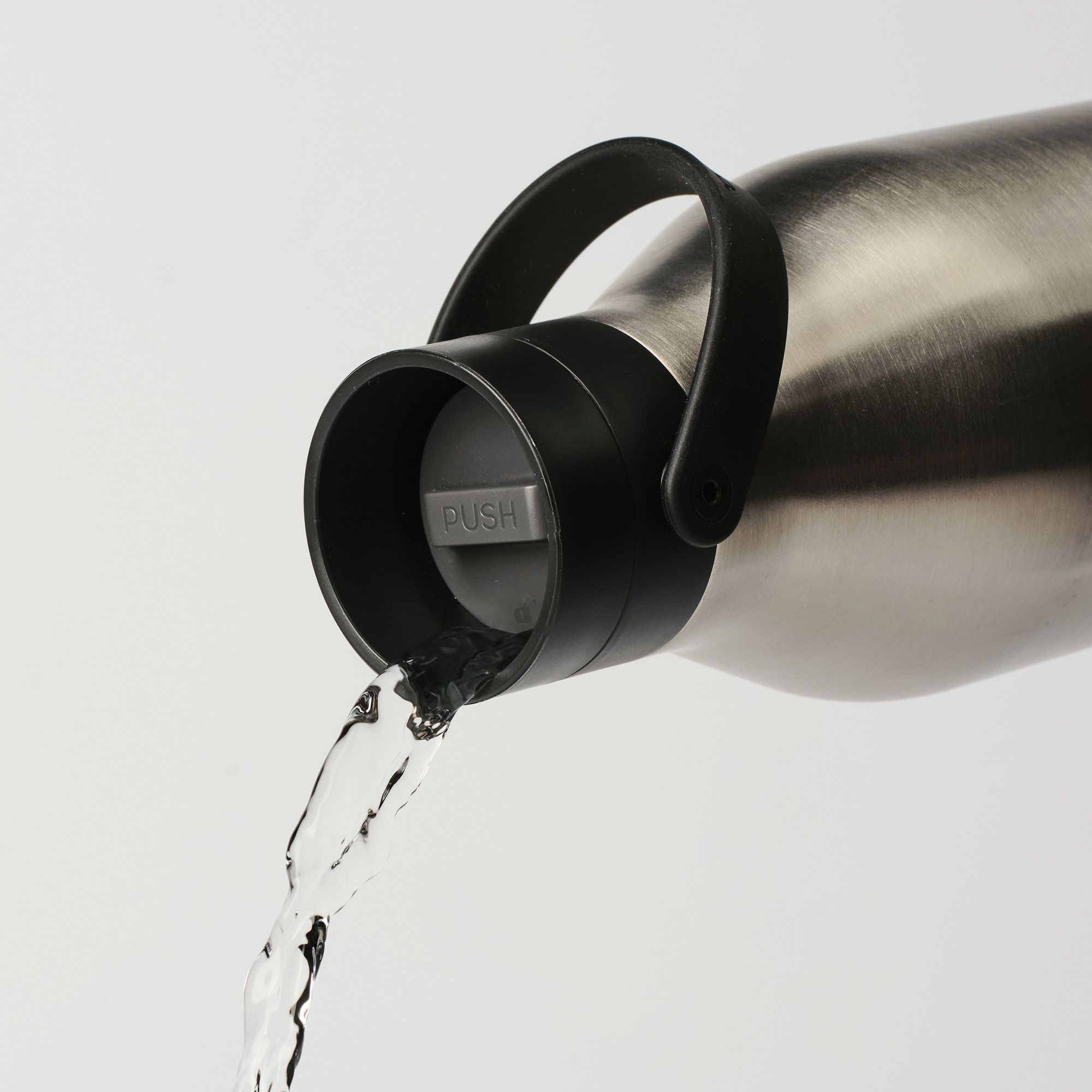 Circular&Co Reusable Stainless Steel Water Bottle Uncoated Ink Black