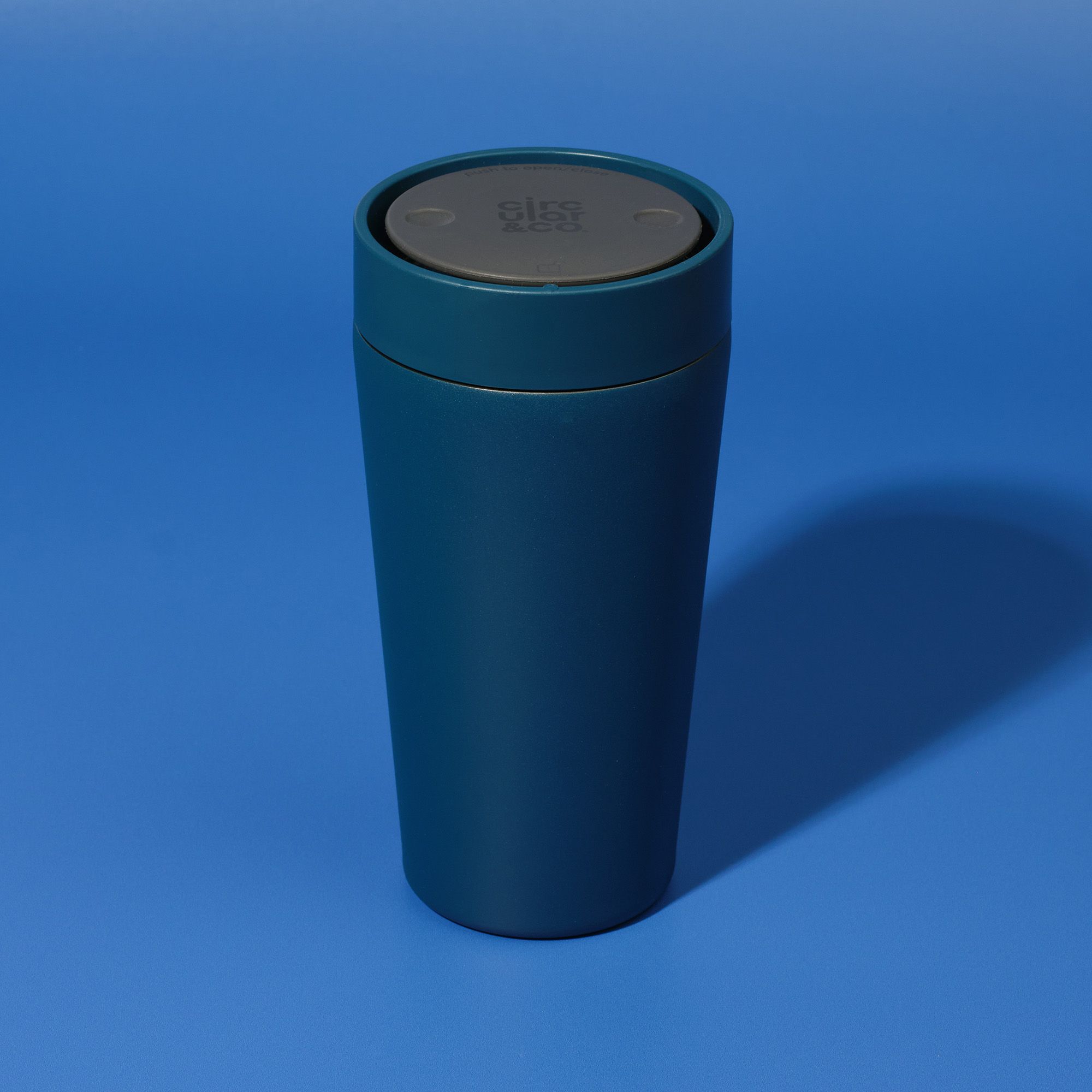 Circular&Co Reusable Travel Mug Coffee Cup Stainless Steel Midnight Blue