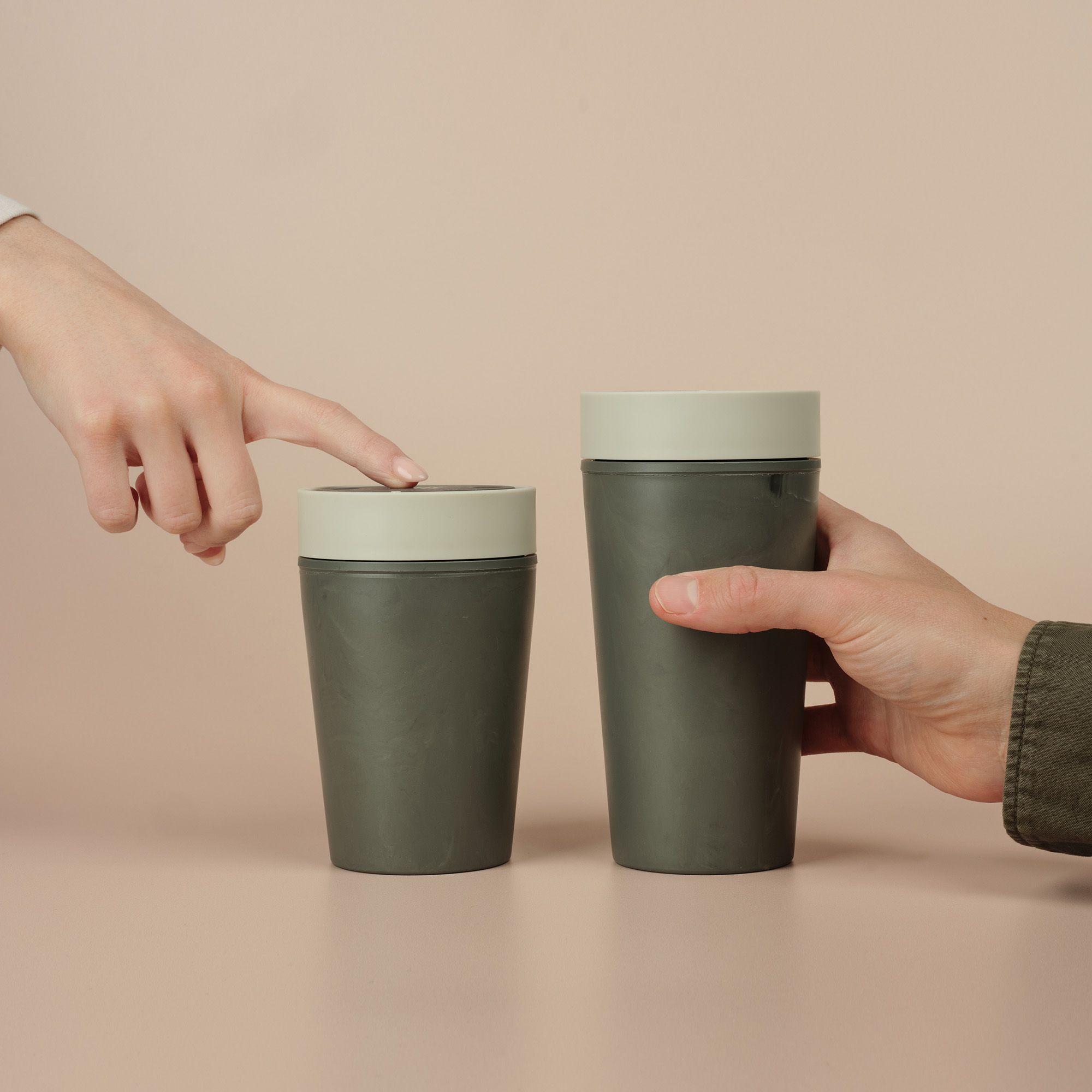 Circular&Co Website_Marine Traceable Plastic_Reusable Cup_Ecru_3 Circular&Co Reusable Coffee Cup Made From Traceable Marine Plastic Ecru