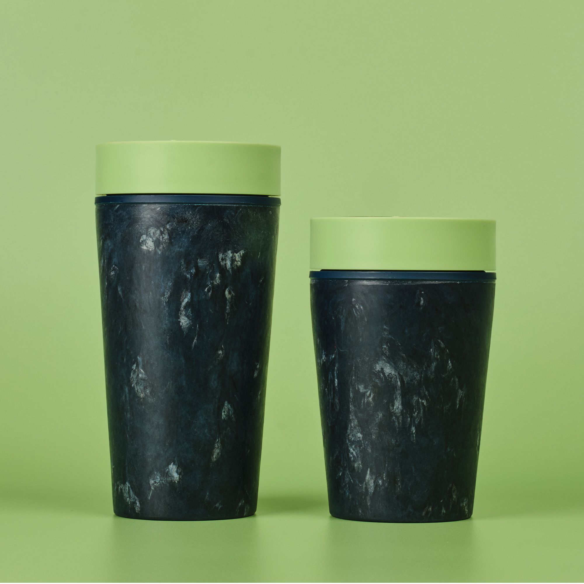 Circular&Co_Website_Fabric Waste_Reusable Cup_Pistachio Green_1 Circular&Co Reusable Coffee Cup Made From Fabric Waste Pistachio Green